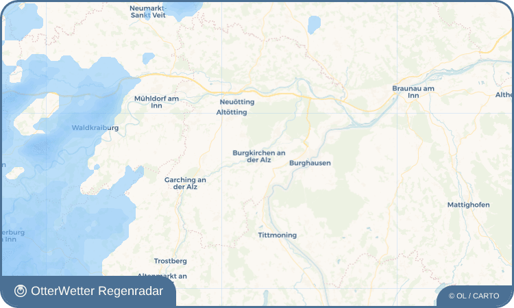 OtterWetter Regenradar-Widget Burgkirchen an der Alz