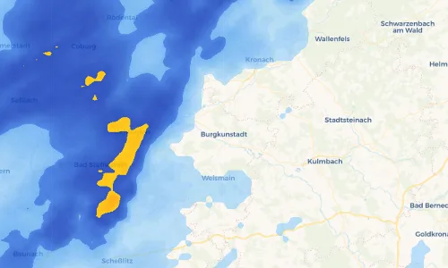 Regenradar Vorschaubild - Aktuelle Niederschläge in Burgkunstadt und Umgebung
