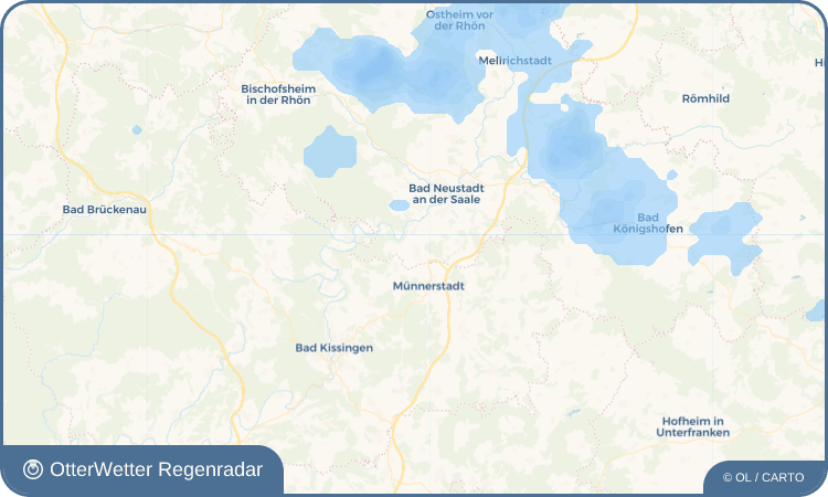 Widget-Vorschau für Burglauer Wetter-Widget-Vorschau mit Vorhersagedaten für Burglauer