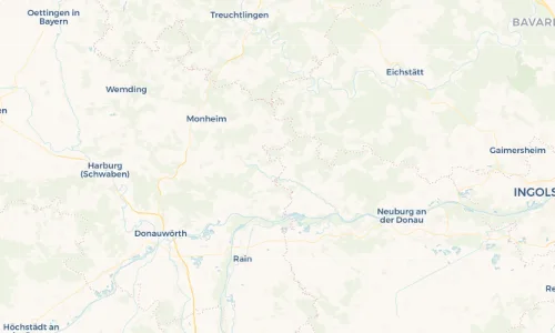 Regenradar Vorschaubild - Aktuelle Niederschläge in Burgmannshofen und Umgebung