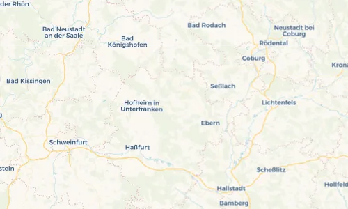 Regenradar Vorschaubild - Aktuelle Niederschläge in Burgpreppach und Umgebung