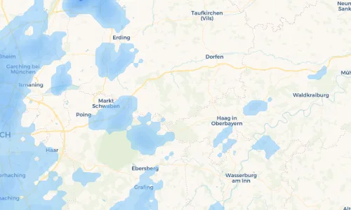 Regenradar Vorschaubild - Aktuelle Niederschläge in Burgrain und Umgebung