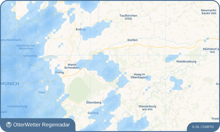 OtterWetter Regenradar-Widget Burgrain