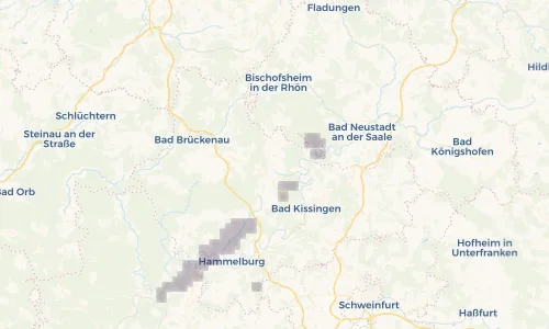 Regenradar Vorschaubild - Aktuelle Niederschläge in Burkardroth und Umgebung