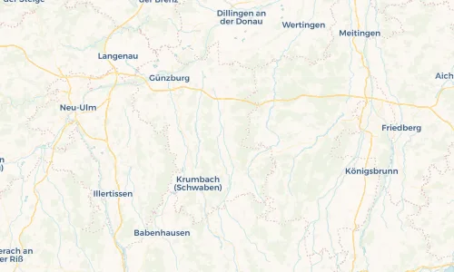Regenradar Vorschaubild - Aktuelle Niederschläge in Burtenbach und Umgebung