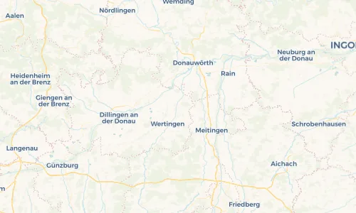 Regenradar Vorschaubild - Aktuelle Niederschläge in Buttenwiesen und Umgebung