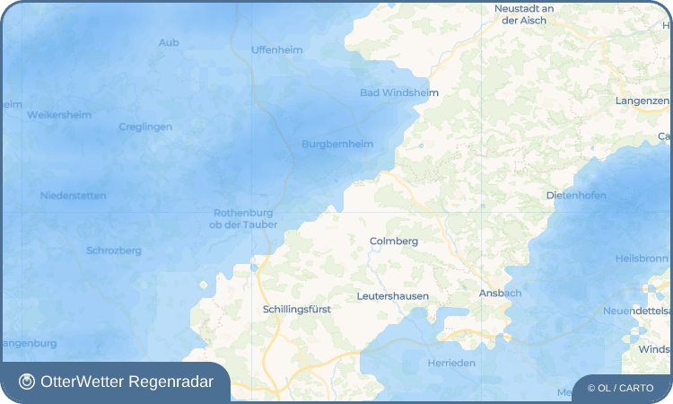 OtterWetter Regenradar-Widget Cadolzhofen