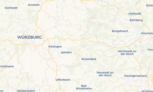 Regenradar Vorschaubild - Aktuelle Niederschläge in Castell und Umgebung