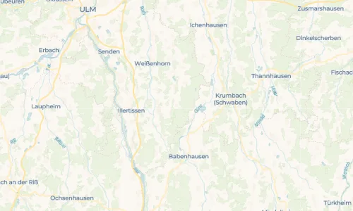Regenradar-Vorschau: aktuelle Niederschläge in Christertshofen und Umgebung