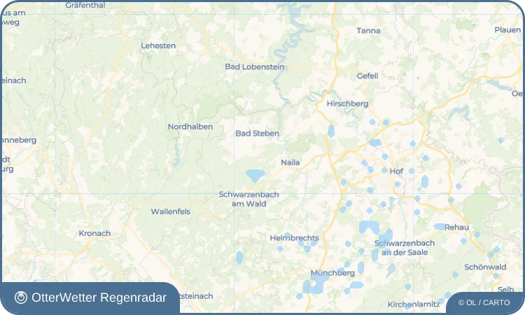 Wetter-Widget-Vorschau mit Vorhersagedaten für Christusgrün
