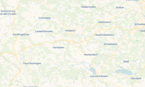 Regenradar Claffheim: aktuelle Niederschläge in Claffheim und Umgebung, Stand 27. Oktober 2026 um 9:20 Uhr