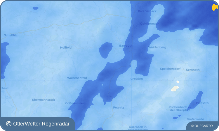 Wetter-Widget-Vorschau mit Vorhersagedaten für Creez
