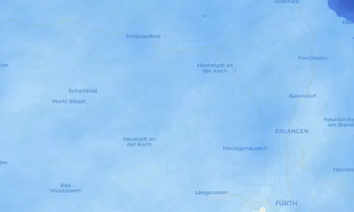 Regenradar Vorschaubild - Aktuelle Niederschläge in Dachsbach und Umgebung