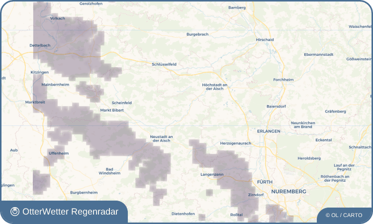 OtterWetter Regenradar-Widget Dachsbach