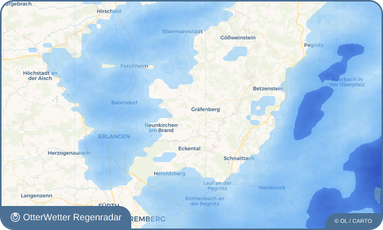 OtterWetter Regenradar-Widget Dachstadt