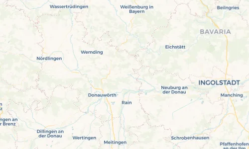 Regenradar Vorschaubild - Aktuelle Niederschläge in Daiting und Umgebung