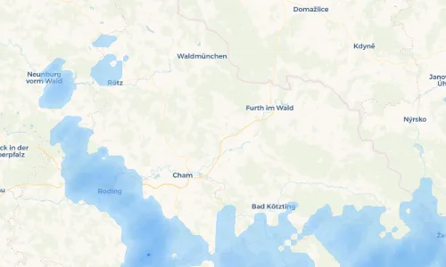 Regenradar Vorschaubild - Aktuelle Niederschläge in Dalking und Umgebung