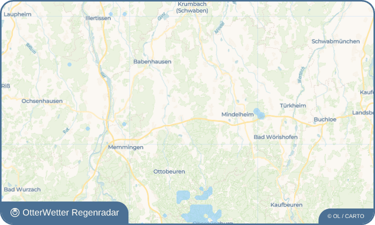 OtterWetter Regenradar-Widget Dankelsried
