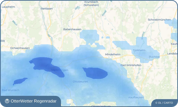 Widget-Vorschau für Dankelsried Wetter-Widget-Vorschau mit Vorhersagedaten für Dankelsried