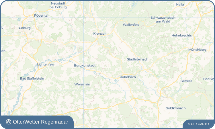 OtterWetter Regenradar-Widget Danndorf