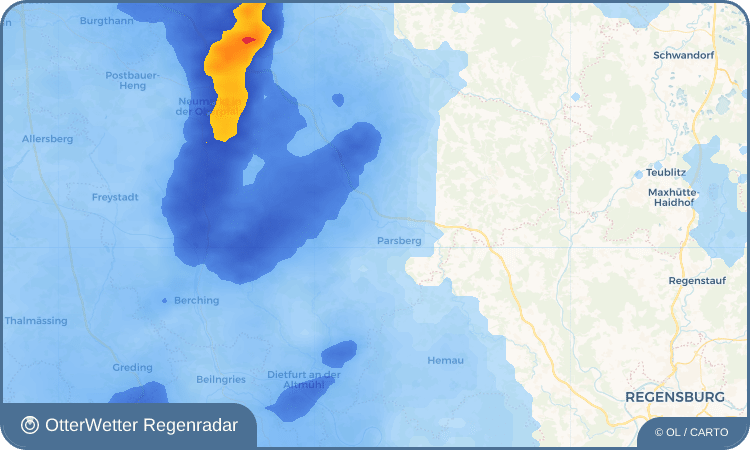 OtterWetter Regenradar-Widget Darshofen