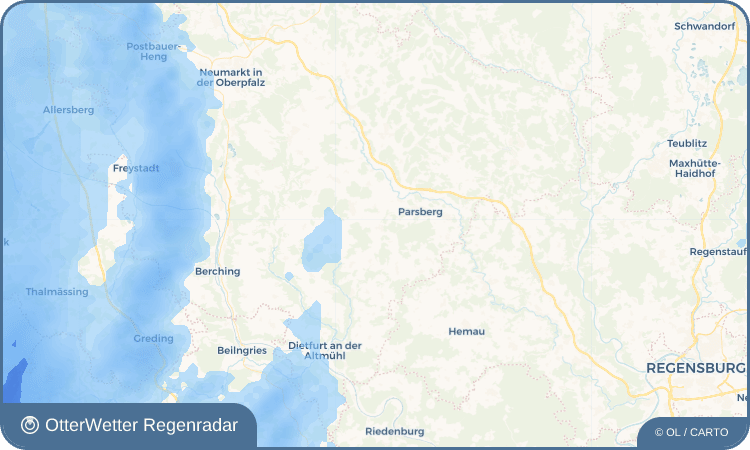 OtterWetter Regenradar-Widget Daßwang