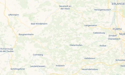 Regenradar Vorschaubild - Aktuelle Niederschläge in Daubersbach und Umgebung