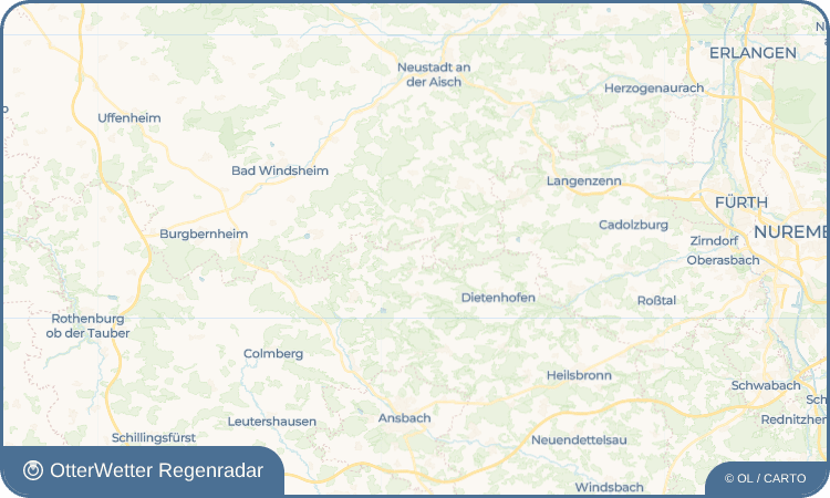 OtterWetter Regenradar-Widget Daubersbach