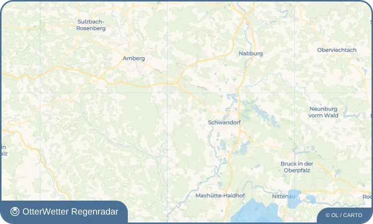 Wetter-Widget-Vorschau mit Vorhersagedaten für Dauching