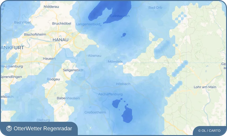 Wetter-Widget-Vorschau mit Vorhersagedaten für Daxberg