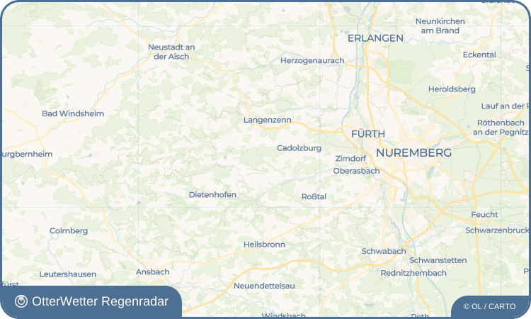 OtterWetter Regenradar-Widget Deberndorf