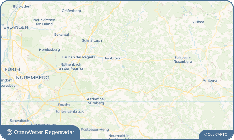 OtterWetter Regenradar-Widget Deckersberg