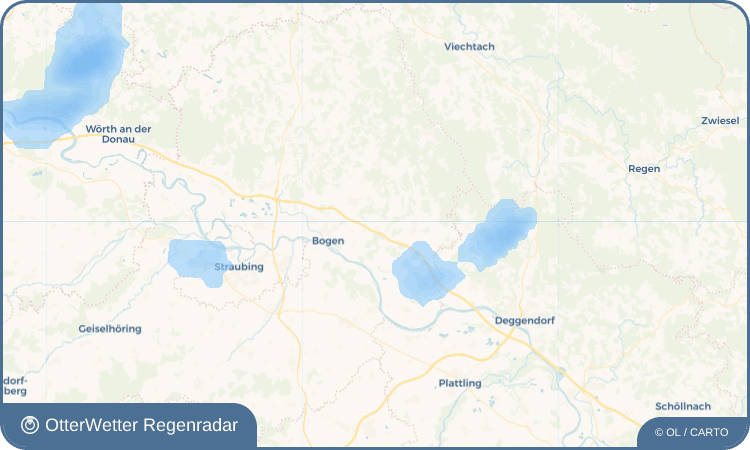 OtterWetter Regenradar-Widget Degernbach