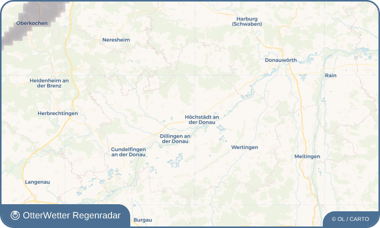 OtterWetter Regenradar-Widget Deisenhofen