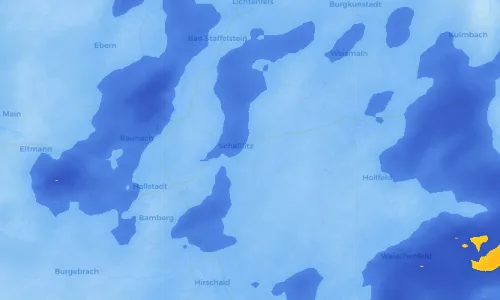 Regenradar Vorschaubild - Aktuelle Niederschläge in Demmelsdorf und Umgebung