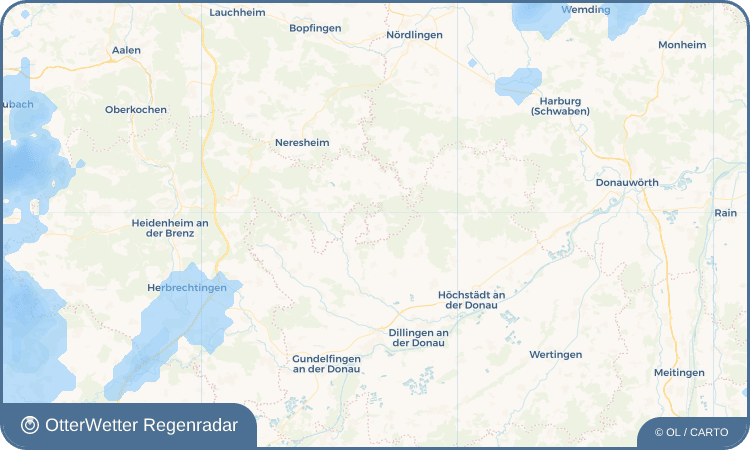 OtterWetter Regenradar-Widget Demmingen