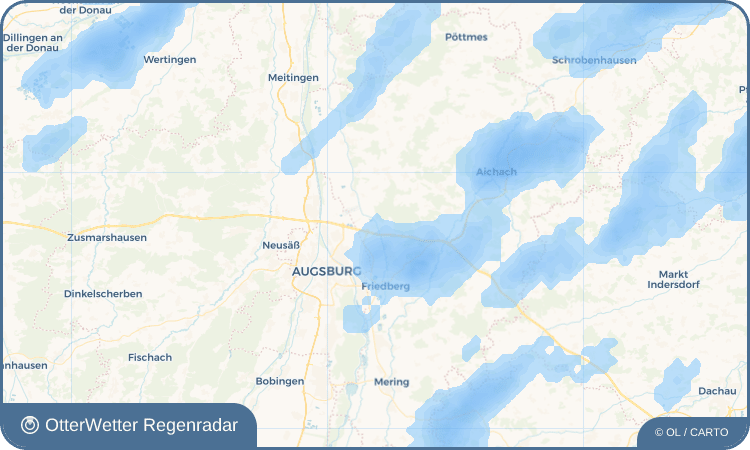 Widget-Vorschau für Derching Wetter-Widget-Vorschau mit Vorhersagedaten für Derching