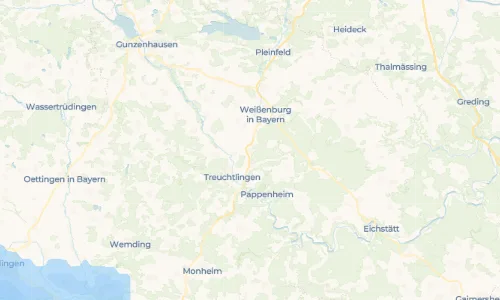 Regenradar Vorschaubild - Aktuelle Niederschläge in Dettenheim und Umgebung