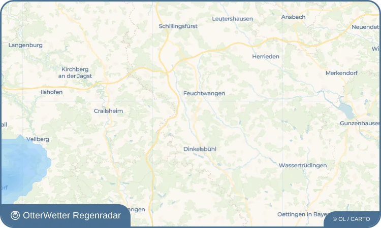 Wetter-Widget-Vorschau mit Vorhersagedaten für Deuenbach