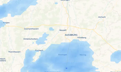 Regenradar Vorschaubild - Aktuelle Niederschläge in Deuringen und Umgebung