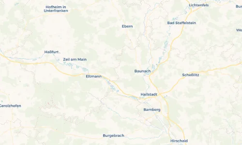 Regenradar Vorschaubild - Aktuelle Niederschläge in Deusdorf und Umgebung