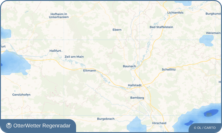 OtterWetter Regenradar-Widget Deusdorf