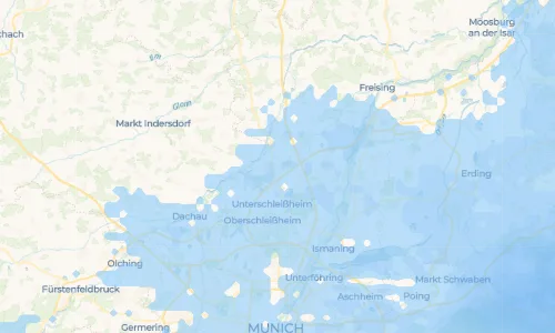 Regenradar Vorschaubild - Aktuelle Niederschläge in Deutenhausen und Umgebung