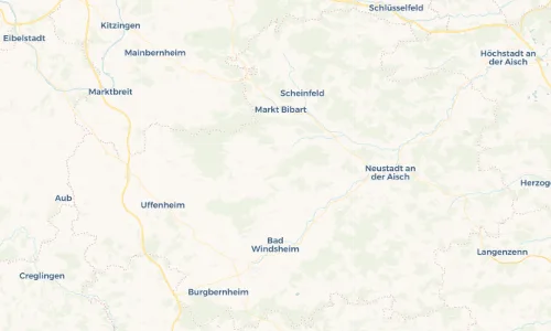 Regenradar Vorschaubild - Aktuelle Niederschläge in Deutenheim und Umgebung