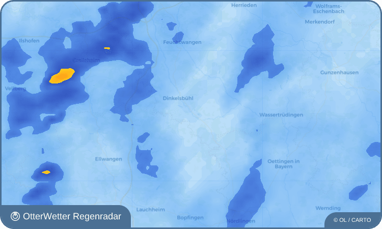 OtterWetter Regenradar-Widget Diederstetten