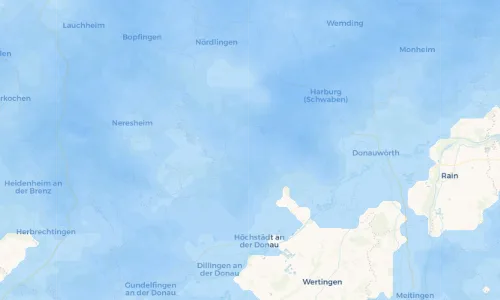 Regenradar Vorschaubild - Aktuelle Niederschläge in Diemantstein und Umgebung