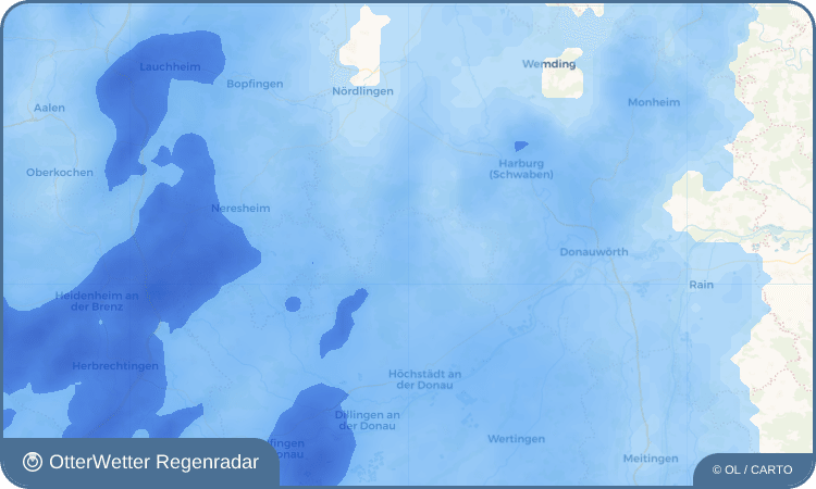 OtterWetter Regenradar-Widget Diemantstein