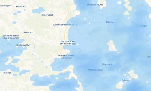 Regenradar Vorschaubild - Aktuelle Niederschläge in Diepoltsreuth und Umgebung