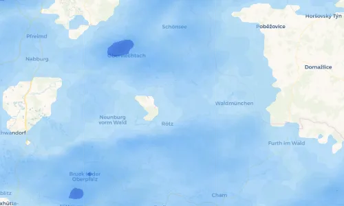 Regenradar-Vorschau: aktuelle Niederschläge in Diepoltsried und Umgebung