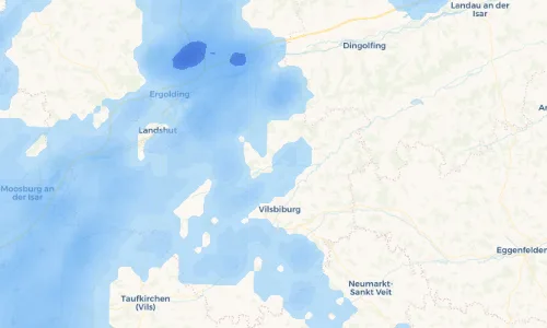 Regenradar Vorschaubild - Aktuelle Niederschläge in Dietelskirchen und Umgebung